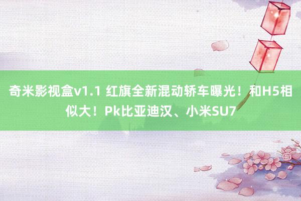 奇米影视盒v1.1 红旗全新混动轿车曝光！和H5相似大！Pk比亚迪汉、小米SU7